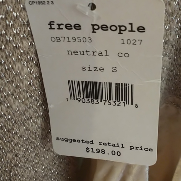 Fee People sweater, small,beige - Picture 4 of 7